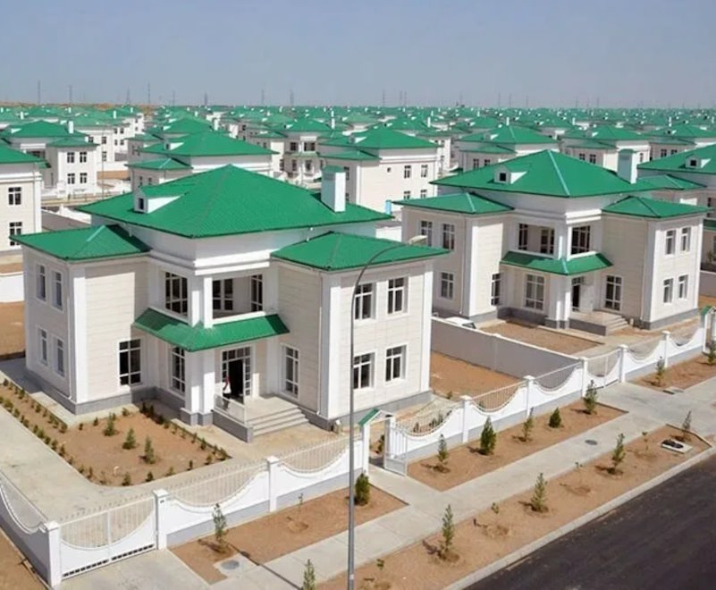 Сottage village in the Tejen etrap